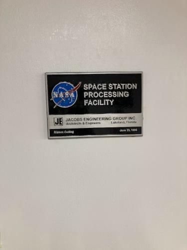 The laboratory is located inside the Space Station Processing Facility (SSPF)