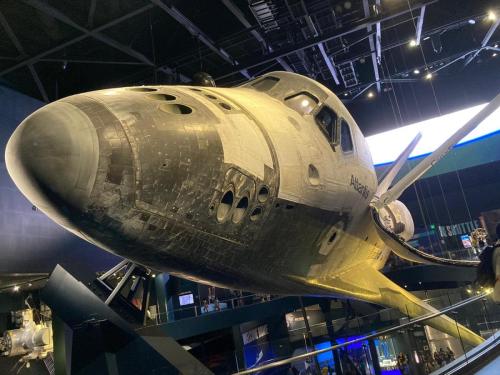 At the KSC visitor center : the real Atlantis shuttle