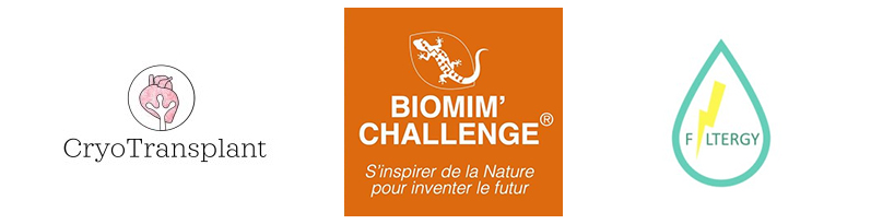 CryoTransplant et Filtergy, deux projets de Sup’Biotech primés lors du Biomim’Challenge 2021 !