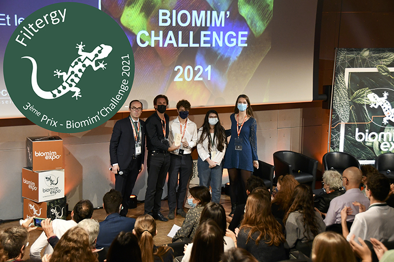 CryoTransplant et Filtergy, deux projets de Sup’Biotech primés lors du Biomim’Challenge 2021 !