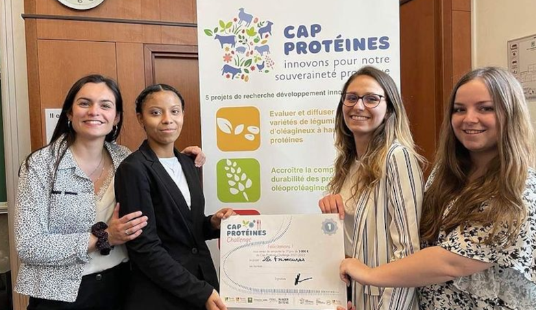 Lauréat du Cap Proteines Challenge, le projet Les Frimeuses vise désormais le concours Ecotrophelia